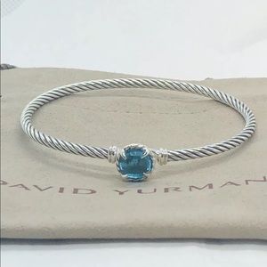 David Yurman Aquamarine Chatelaine size m bracelet